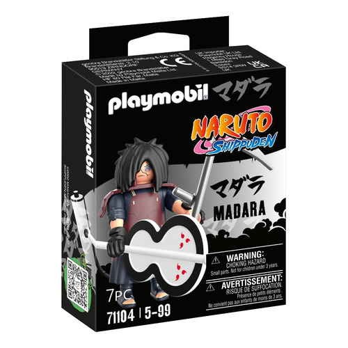 Playmobil Naruto  Madara 71104 Cantidad De Piezas 7