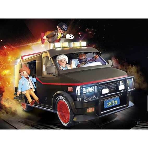 The A-team Van Playset Retro (los Magníficos)