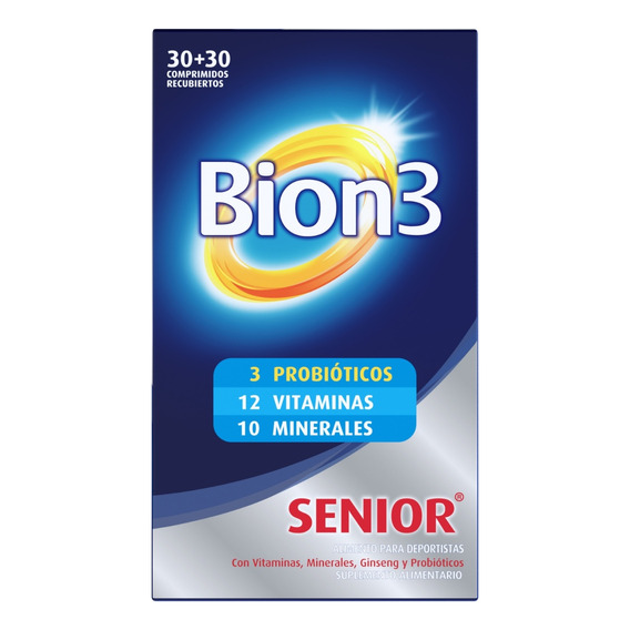 Pack Bion 3 Senior 60 Comprimidos Recubiertos