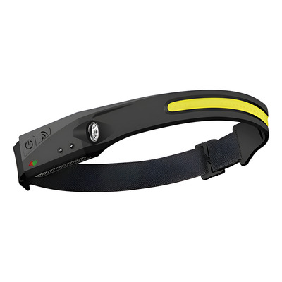 Linterna A Led Manos Libres Flexible Autonoma Bateria Tbcin Blanco Frío Negro