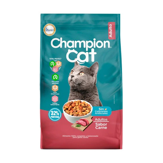 Champion Cat Adulto Carne 20kg | Solo Stgo | Mdr