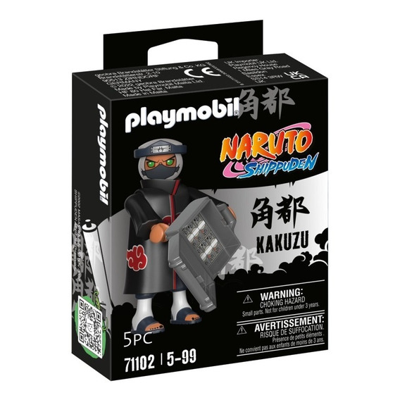 Figura Para Armar Playmobil Naruto Kakuzu 5 Piezas 3