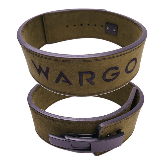 Cinturon Palanca Wargo Militar Cuero 10 Mm Powerlifting Gym