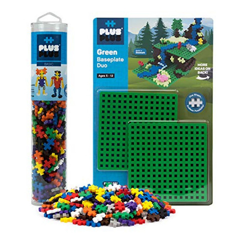 Lego Plus-plus - Duo De Placa Base Y Juego De Tubos Básicos