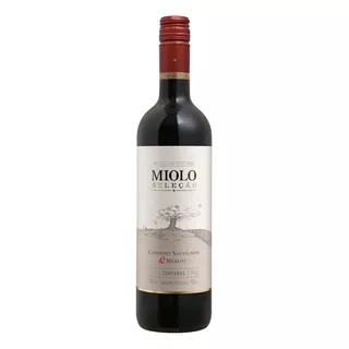 Vinho Tinto Seco Cabernet Sauvignon, Merlot Miolo Seleção Adega Miolo Wine Group 750 Ml