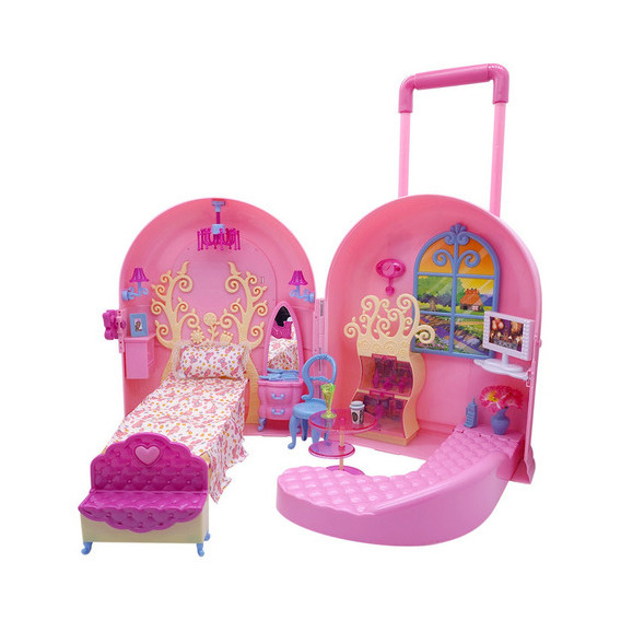 Carrito Maletin Gloria Living Dormitorio Muebles Sin Muñeca