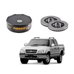  Disco Freio Dianteiro S10 4x2 4.3 2001 A 2004