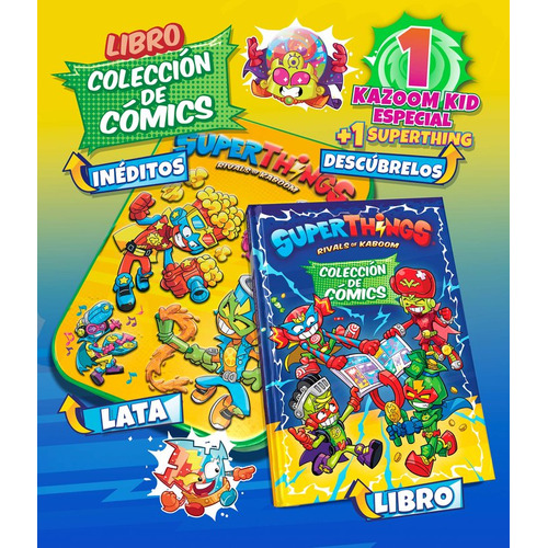 Libro Del Coleccionista De Comics Superthings Neon, De Ediba. Editorial Ediba Europa Eon, S.l., Tapa Dura En Español