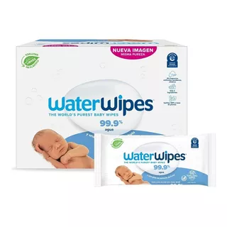 Toallas Humedas Waterwipes Caja 720 Unds (12 Paq. De 60 Und)