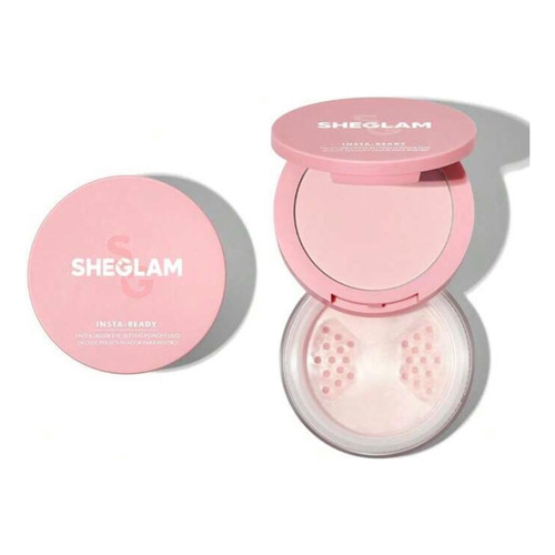 Base de maquillaje en polvo Sheglam Fijador de Maquillaje Fijador Insta ready polvo tono bubblegum - 4mL 14g