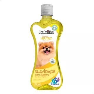 Shampoo Neutro 500ml Para Gato Cachorro Pet Shop Petbrilho