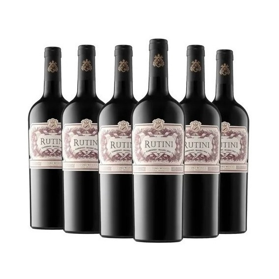 Vino Rutini Cabernet Malbec Caja X6u