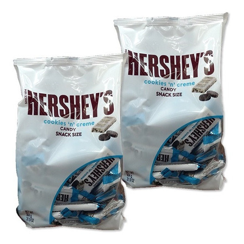 2 Chocolates Hersheys Cookies N Creme Pack