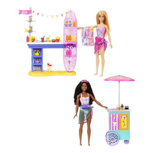 Barbie It Takes Two Set De Juego Paseo En La Playa Color Multicolor