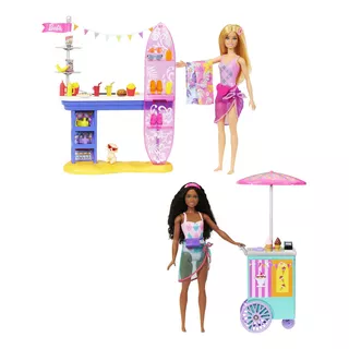 Barbie It Takes Two Set De Juego Paseo En La Playa Color Multicolor
