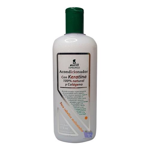 Aurill Acondicionador Específico Keratina 100% Natural 375ml