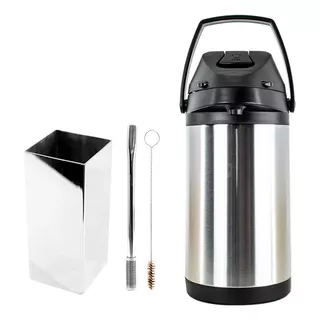 Kit Tereré Copo Bomba Garrafa Termica 4l Inox Escolha Modelo