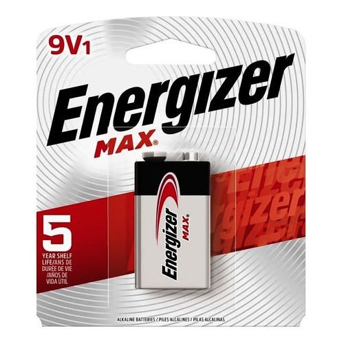 Energizer MAX 522 batería 9v alcalina caja 12 unidades