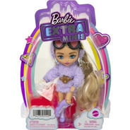 Barbie Extra Minis Doll #4 Loira Roxa 2022 