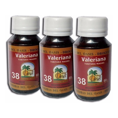 Tintura Madre Valeriana Sedante Natural Promo X 3