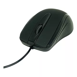 Mouse Para Pc Escritorio Con Cable Usb Soul Office 1000dpi Color Negro