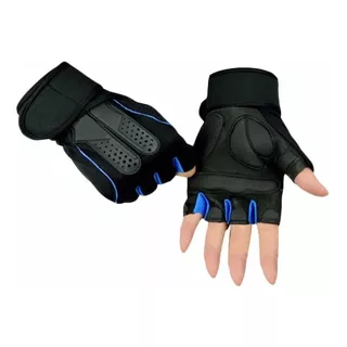 Guantes Gym Rosas Azul Pesas Crossfit Gimnasio Ejercicio