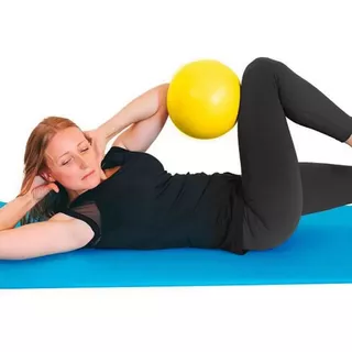 Bola Para Pilates E Exercícios Amarelo Ortho Pauher