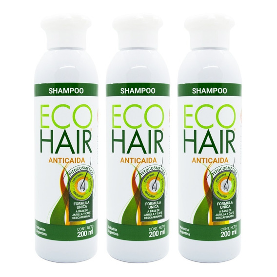 Eco Hair X 3 Shampoo Anticaída Fortalecedor Pelo 200ml Local