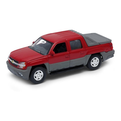Welly 1:34 2002 Chevrolet Avalanche Rojo 42314cw