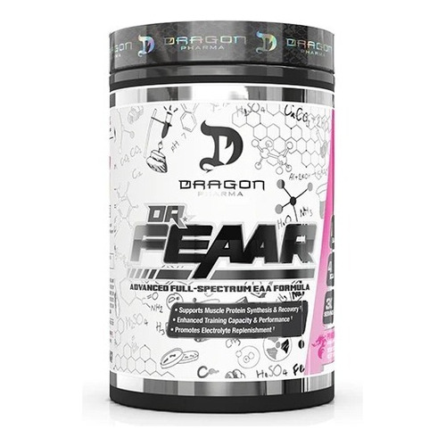 Aminoacidos Dragon Pharma Dr. Feaar 30 Servicios Bcaa Sabor Pink dragon