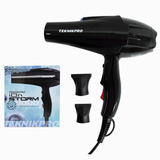 Secador De Pelo Profesional Ion Storm 5000 Teknikpro Color Negro