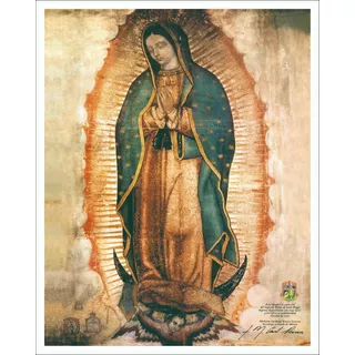 3 Lienzos Canvas Virgen De Guadalupe Copia Fiel De Basilica 