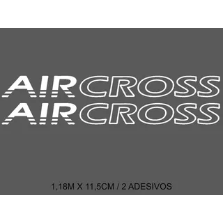 Par Faixa Adesivo Lateral Citroen Aircross 11 12 13 14 15 16