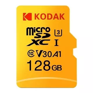 Tarjeta Micro Sd Kodak 128gb 4k A1 Clase10 Más Adaptador