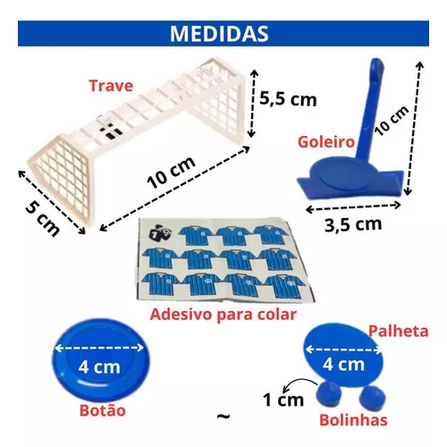 Futebol Jogo De Botão Para Crianças Adultos Brincar E Jogar Cor  Verde/amarelo