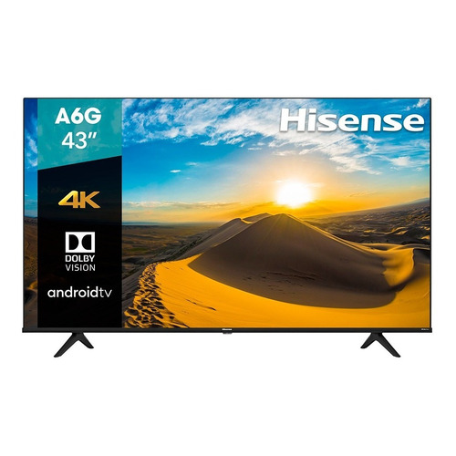 Pantalla Hisense Smart Tv 43'' 4k Uhd Hdr10 Android Tv 2021