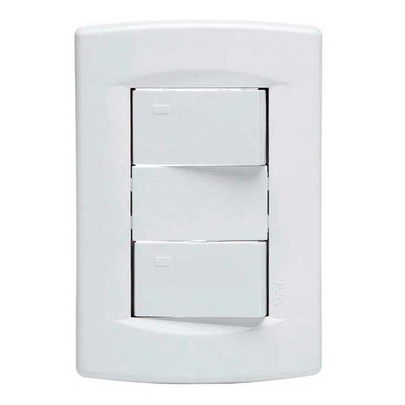 Llave De Luz Armada 2 Puntos Sica Life Blanco Corriente nominal 15 A Voltaje nominal 220V