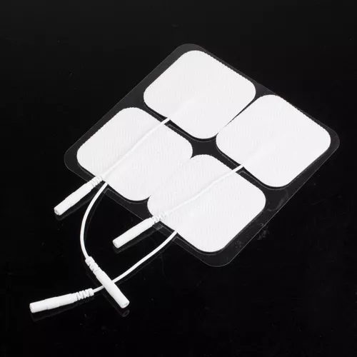 Paquete de 4 Electrodos 4cm x 4cm tela para Tens Ems