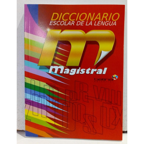 Libro Diccionario Escolar De La Lengua Española Magistral