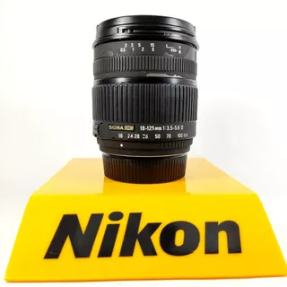 Lente Sigma Dc Super Zoom Para Nikon 18-125 (usada)