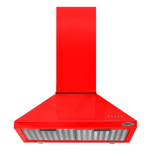 Extractor purificador de cocina Maraldi Cucinela ac. inox. de pared 500mm x 250mm x 500mm rojo 220V