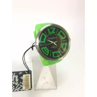 Reloj Marca Tendence Correa Goma Color Verde