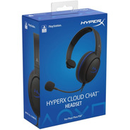 Headset Gamer Hyperx Cloud Chat Preto E Azul