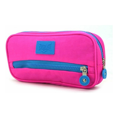 Cartuchera Everlast Con Cierre Bolsillo Delantero Cod 16301 Color Fucsia Con Bolsillo