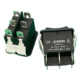 5x Chave Jdnn La158-2 250v 10a 6 Terminais Waterproof