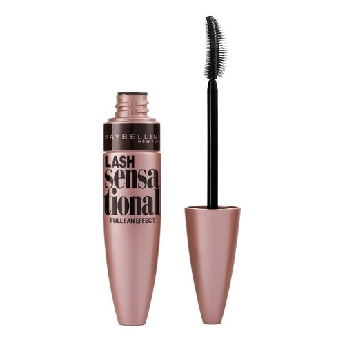 Pestañina Maybelline Lash Sensational A Prueba De Agua Color Negro