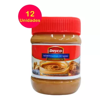 Caja Mantequilla De Mani Deyco - 340g - 12 Unidades 