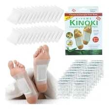 100 X Parches Pies Desintoxicantes Kinoki Relaja Y Adelgaza Color Blanco