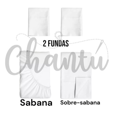 Juego De Sábanas Ultra Suave Unicolor Doble 