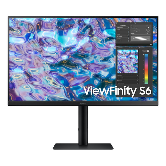 Monitor Samsung Qhd De 27 Con Panel Ips Y Diseño Ergonómico Color Negro 100V/240V